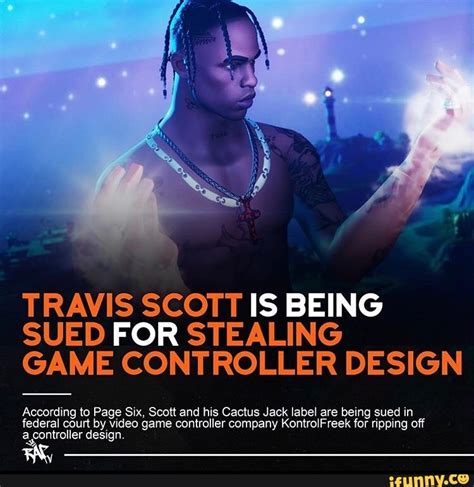 Travis Scott Sued For Stealing KontrolFreek's .